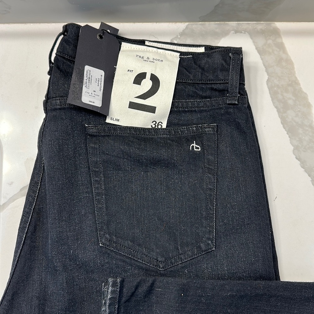 Men’s Rag & Bone Devon Slim Fit Black Jean